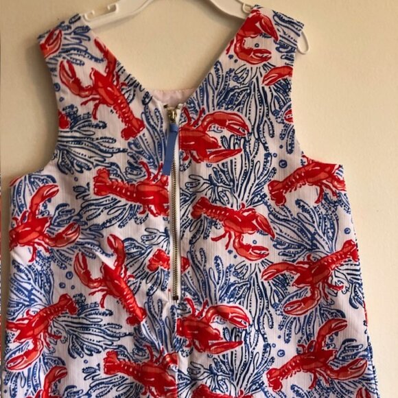 TOMMY BAHAMA Girl Lobster Print Sleeveless Dress 5 - Picture 12 of 15